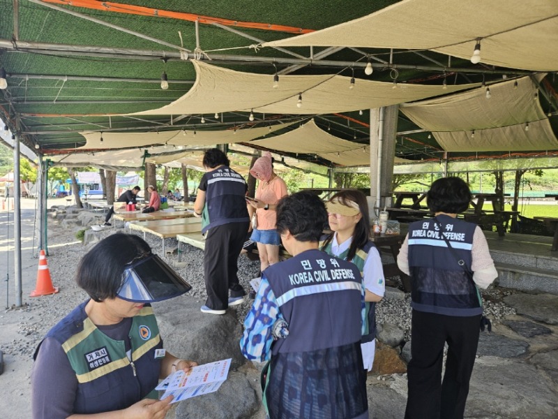 관련사진(사등면 여성민방위기동대， 폭염 피해 예방 예찰 활동 실시).jpeg