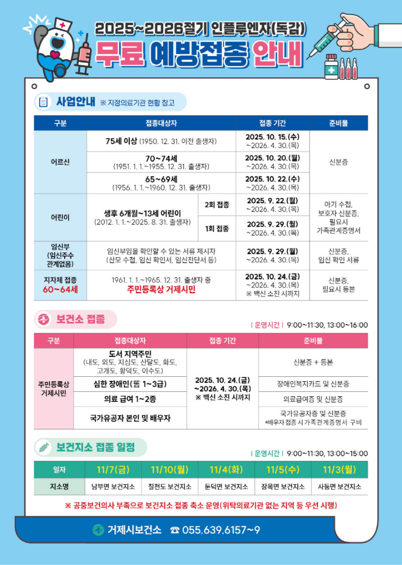 관련사진(거제시, 인플루엔자(독감) 무료접종 실시)(1).png