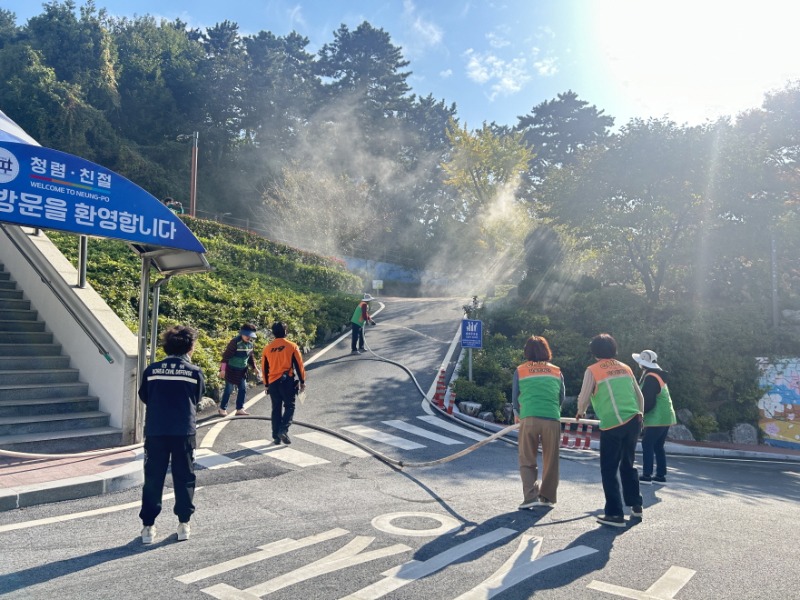 4-2. 능포동, 소방서와 함께 합동 소방훈련 실시1.jpeg